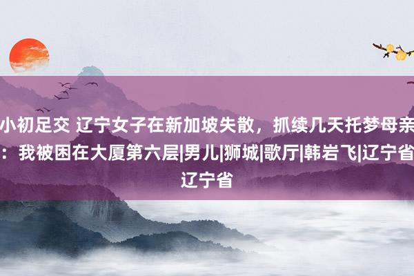 小初足交 辽宁女子在新加坡失散，抓续几天托梦母亲：我被困在大厦第六层|男儿|狮城|歌厅|韩岩飞|辽宁省