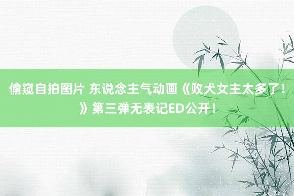 偷窥自拍图片 东说念主气动画《败犬女主太多了！》第三弹无表记ED公开！