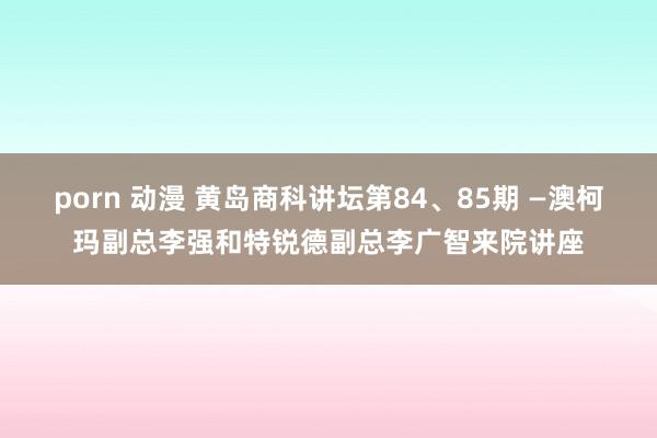 porn 动漫 黄岛商科讲坛第84、85期 —澳柯玛副总李强和特锐德副总李广智来院讲座