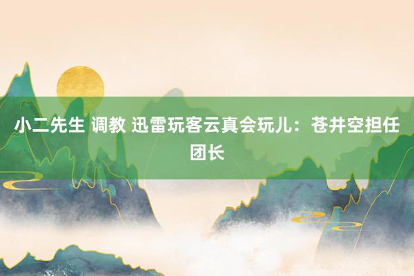 小二先生 调教 迅雷玩客云真会玩儿：苍井空担任团长